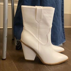 White booties